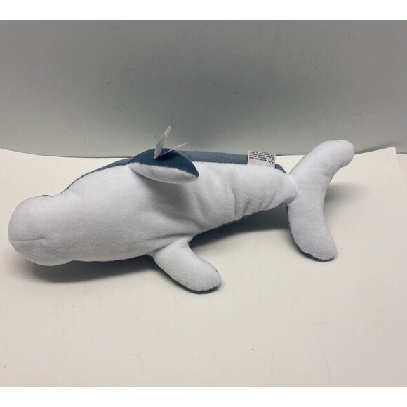 Ty Pillow Pals Plush Gray Glide The Dolphin 14 Inch  Stuffed Toy Heart Tag - Picture 5 of 5